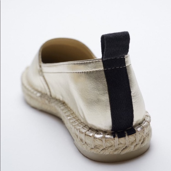 ZARA GOLD ESPADRILLES - Picture 4 of 9